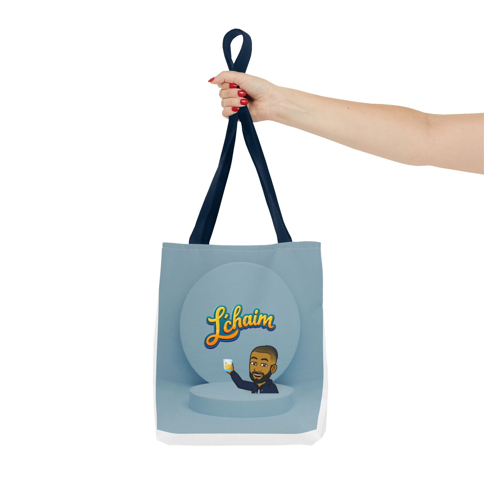 Dov's L'Chaim Tote Bag Collection - Fun Jewish Celebration Bag for Gifts, Party, Shabbat