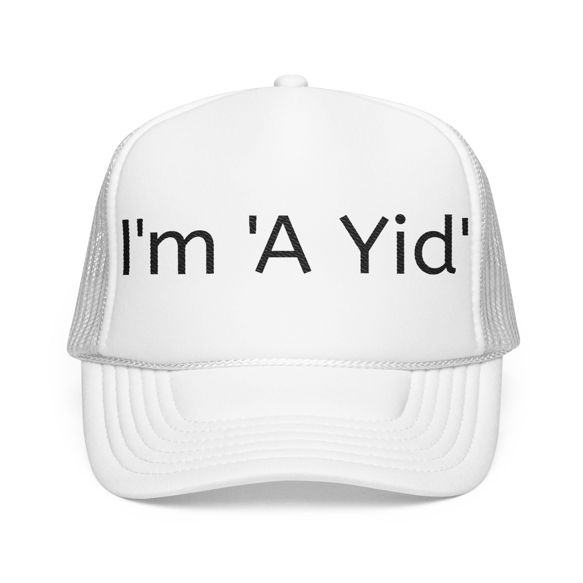 Limited Edition Embroidered Foam Trucker Hat - 'I'm A Yid', Perfect for Jewish Celebrations, Casual Wear, Gift Idea, Sports Events, Summer Style