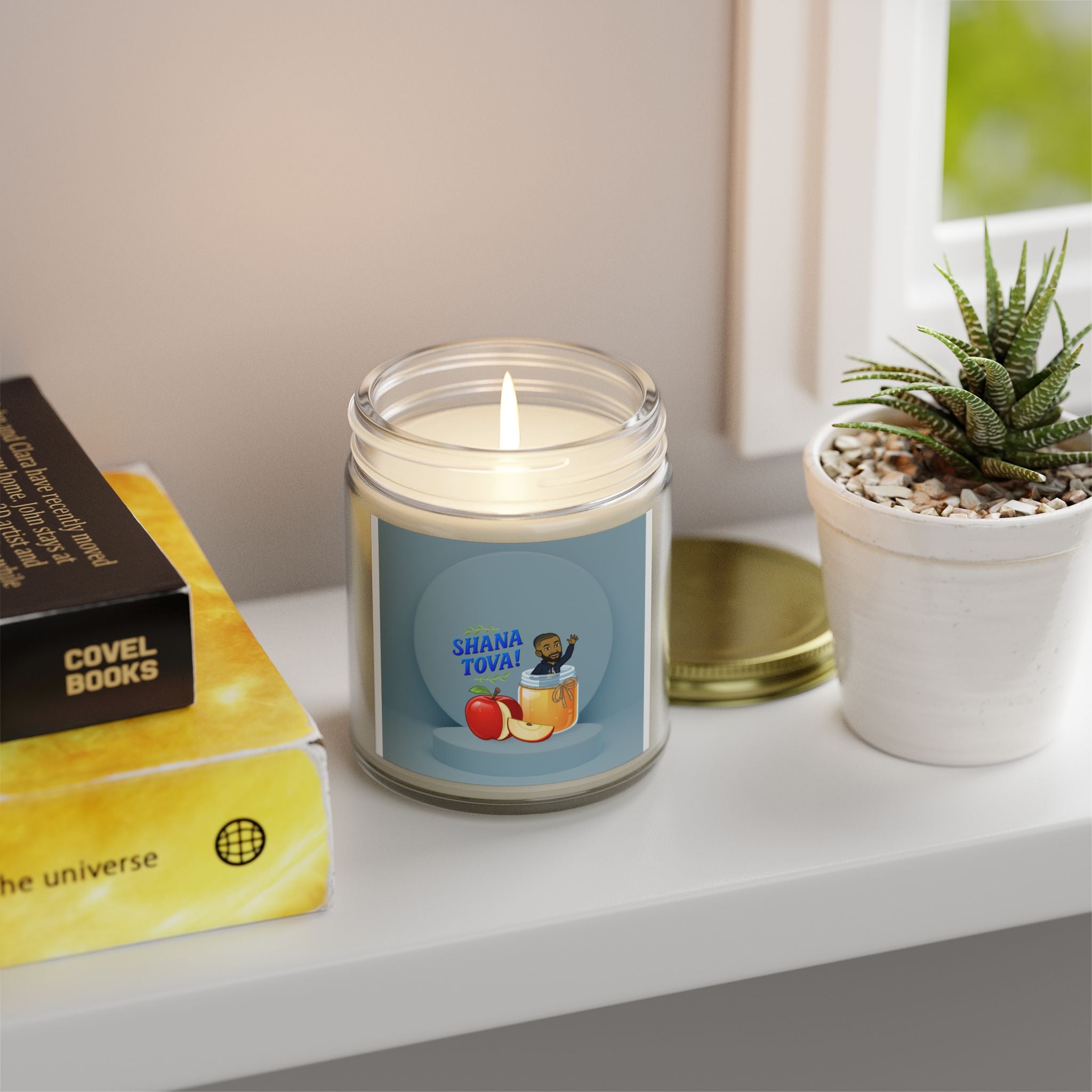 Dov's Shana Tova Scented Candles Collection - Rosh Hashanah, Apple & Honey Candle, Aromatherapy, Home Decor, Relaxation Gift