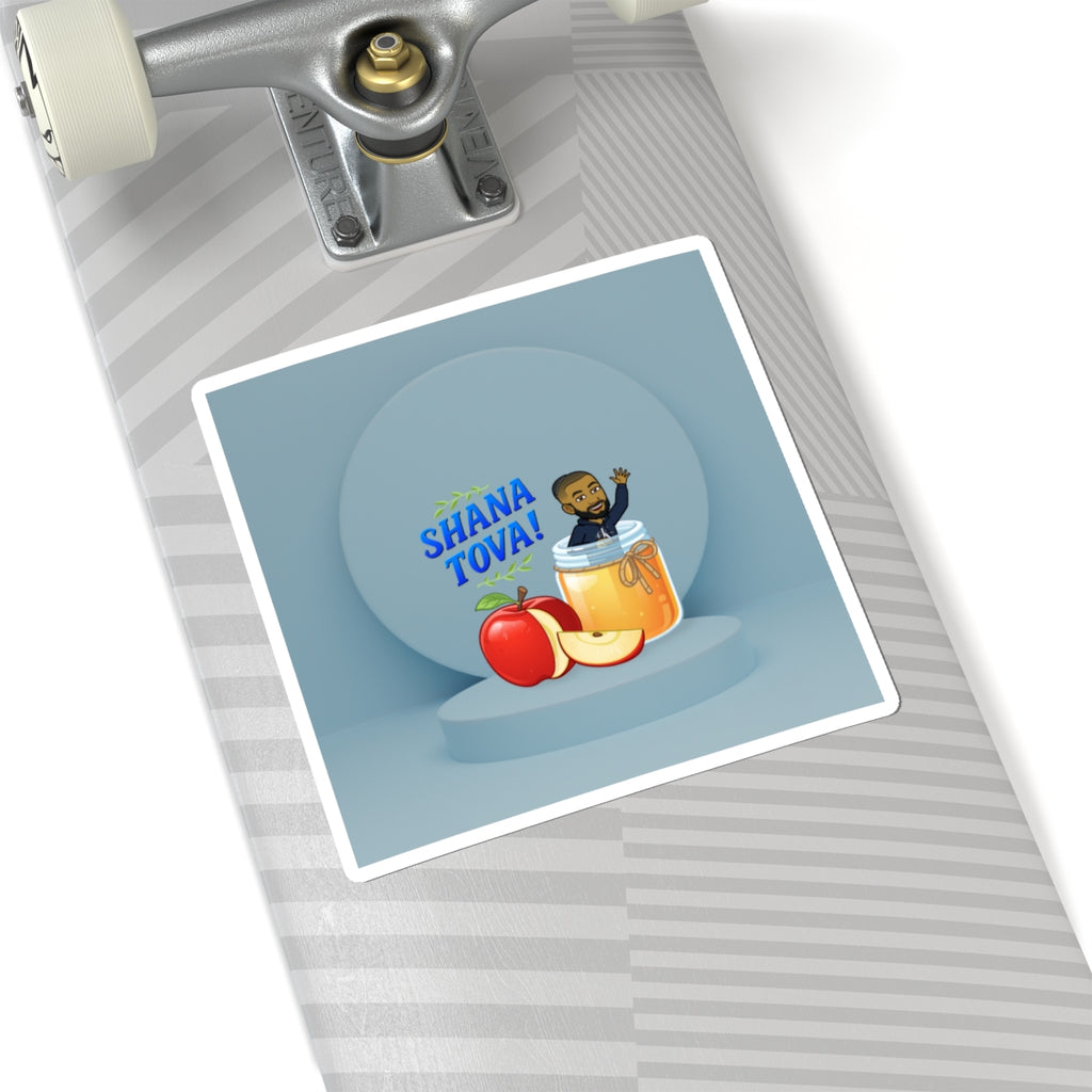 Rosh Hashanah Kiss-Cut Stickers, Cute Holiday Decor, New Year Celebrations, Apple and Honey Stickers, Jewish New Year Gifts, Shana [...]