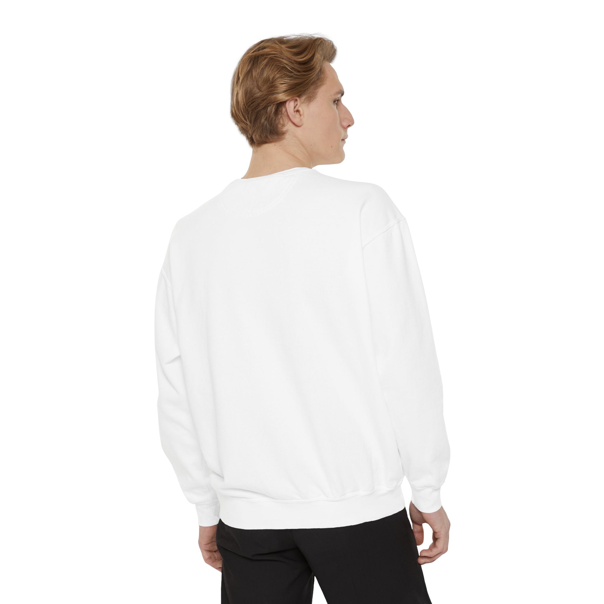 Limited Edition Unisex Garment-Dyed Sweatshirt - "Pray for Peace in Jerusalem" | Cozy, Inspirational, Gift for Activists, Spirituality, Everyday Wear