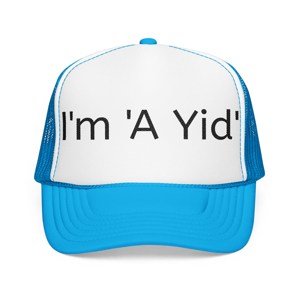 Limited Edition Embroidered Foam Trucker Hat - 'I'm A Yid', Perfect for Jewish Celebrations, Casual Wear, Gift Idea, Sports Events, Summer Style