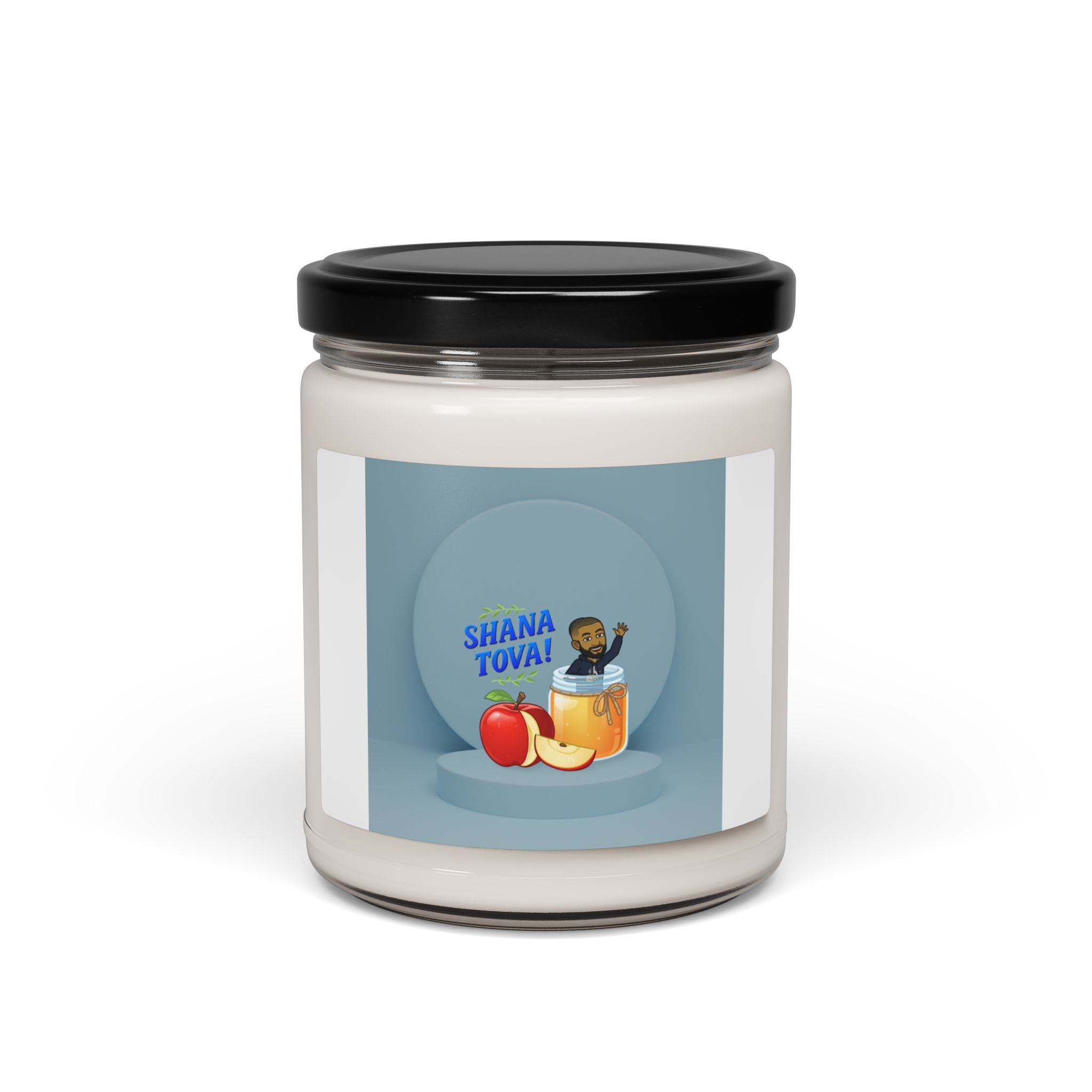 Dov's Rosh Hashanah Scented Candle Collection, Sweet Aromatic Candle for New Year, Seasonal Decor, Gift for Friends, Eco-Friendly Soy Wax