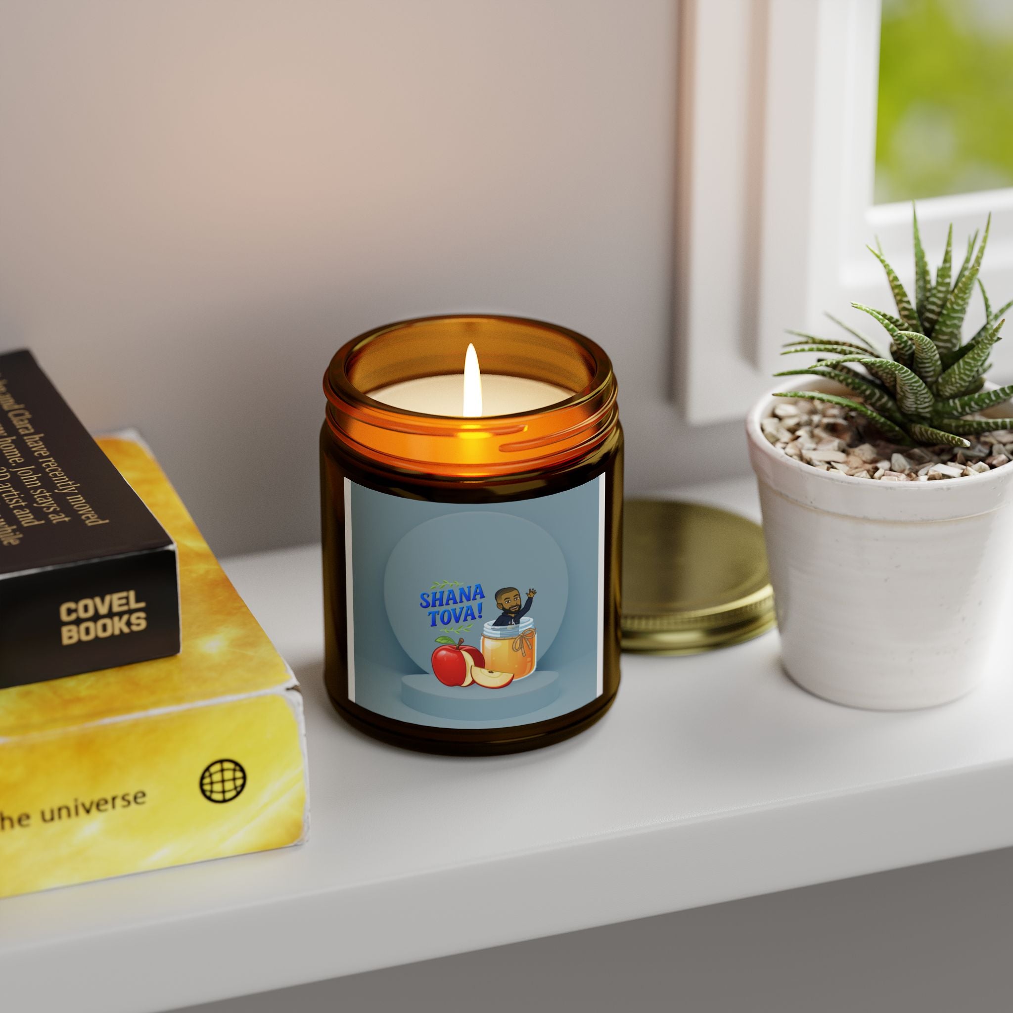 Dov's Shana Tova Scented Candles Collection - Rosh Hashanah, Apple & Honey Candle, Aromatherapy, Home Decor, Relaxation Gift