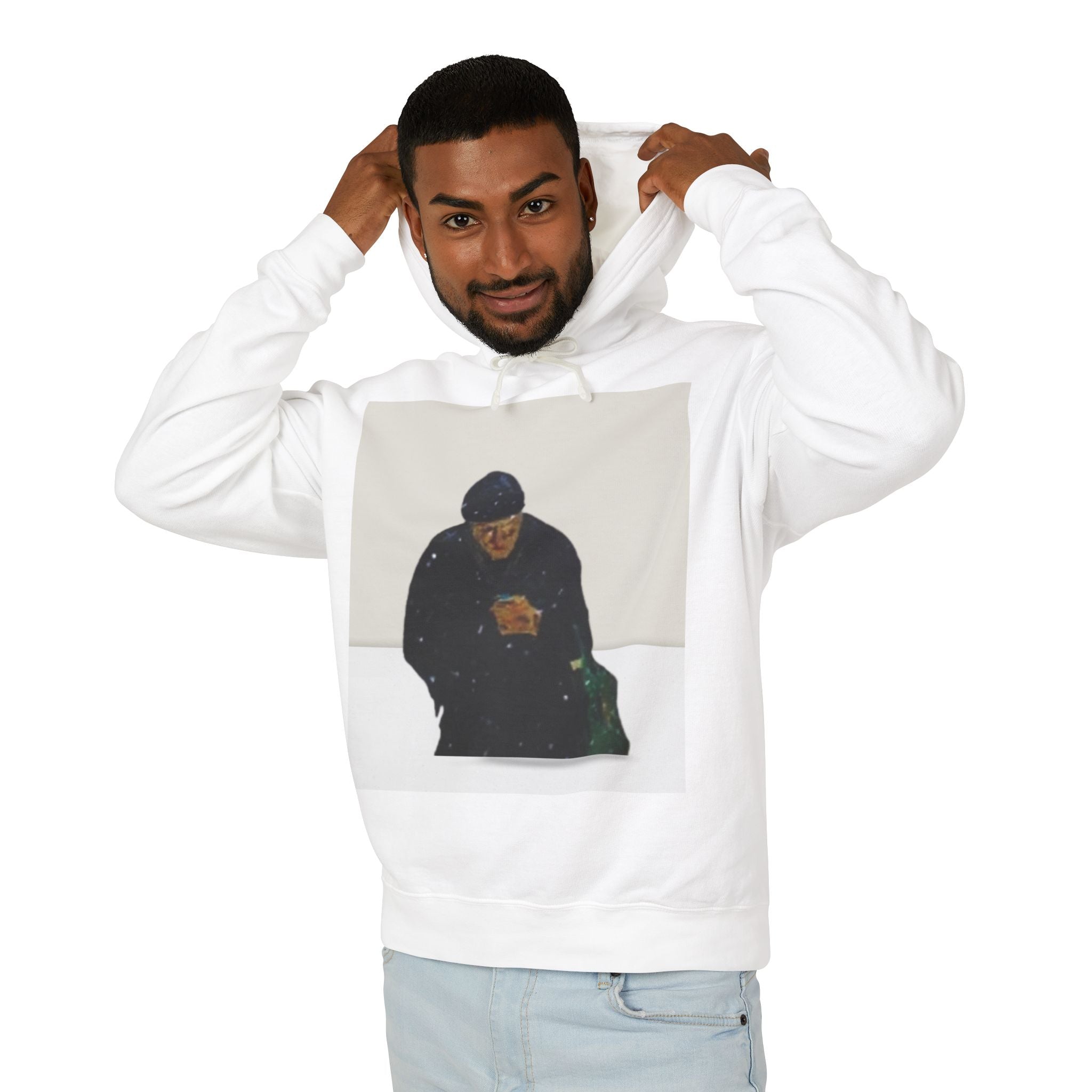 Cozy Unisex Lightweight Hooded Sweatshirt for Everyday Wear, Perfect Gift for Friends, Casual Layering, Trendy Streetwear, Holiday Comfort