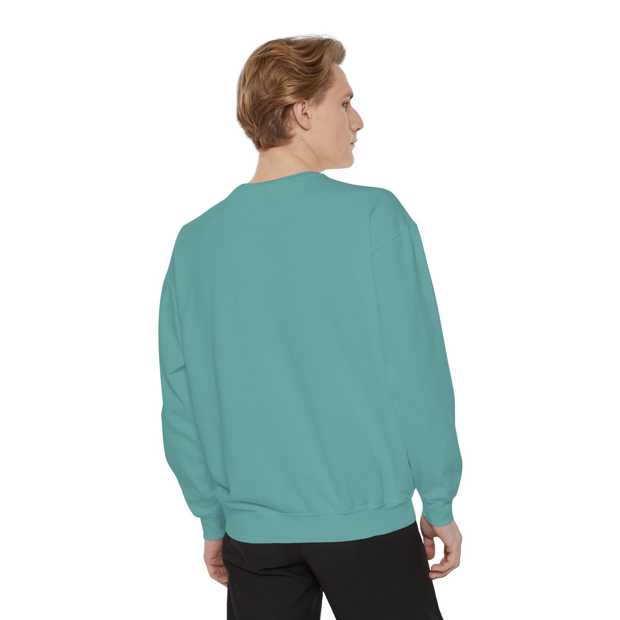 Limited Edition Unisex Garment-Dyed Sweatshirt - "Pray for Peace in Jerusalem" | Cozy, Inspirational, Gift for Activists, Spirituality, Everyday Wear