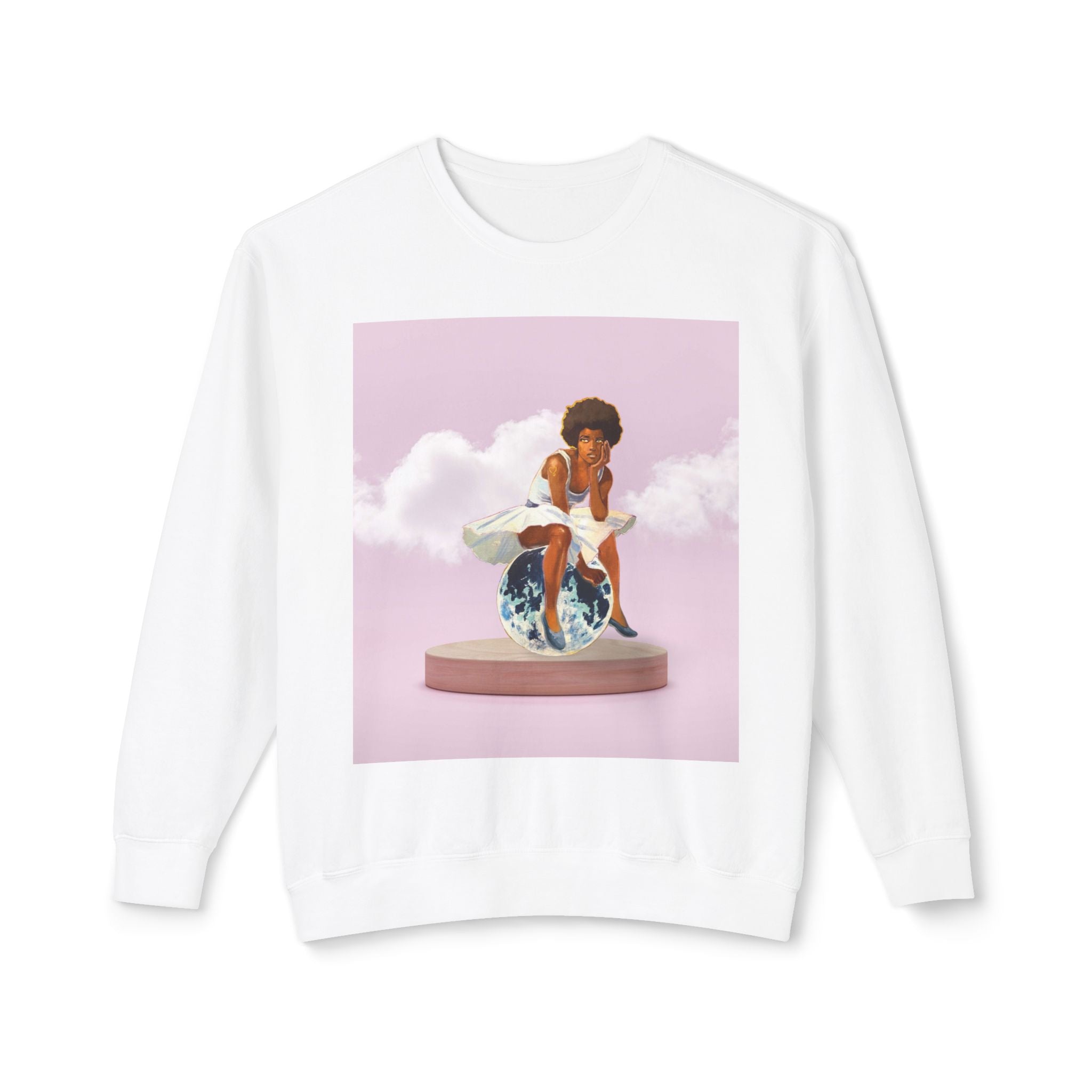 Limited Edition Stylish Unisex Crewneck Sweatshirt with Inspirational Art, Cozy Gift for Her, Perfect for Casual Wear, Self-Care Reminder, Birthday Gift