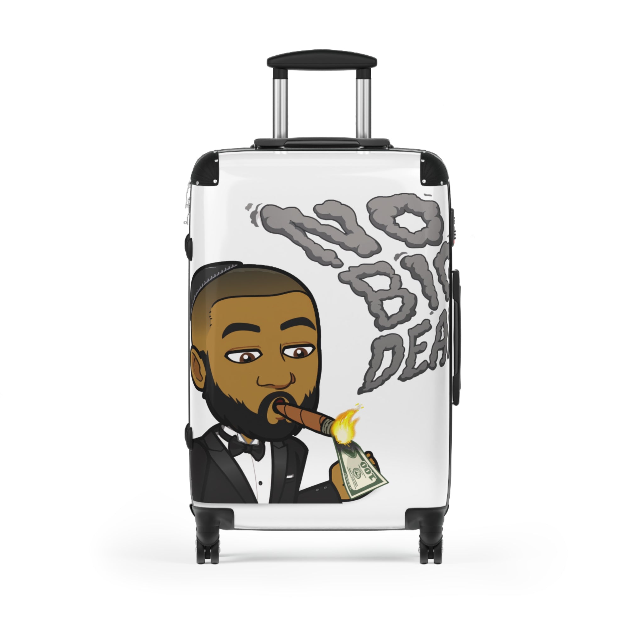 Dov's Stylish Carry-On Suitcase for Travel Enthusiasts, Funny Travel Bag, Premium Luggage, Ideal for Vacations, Great Gift for Travelers