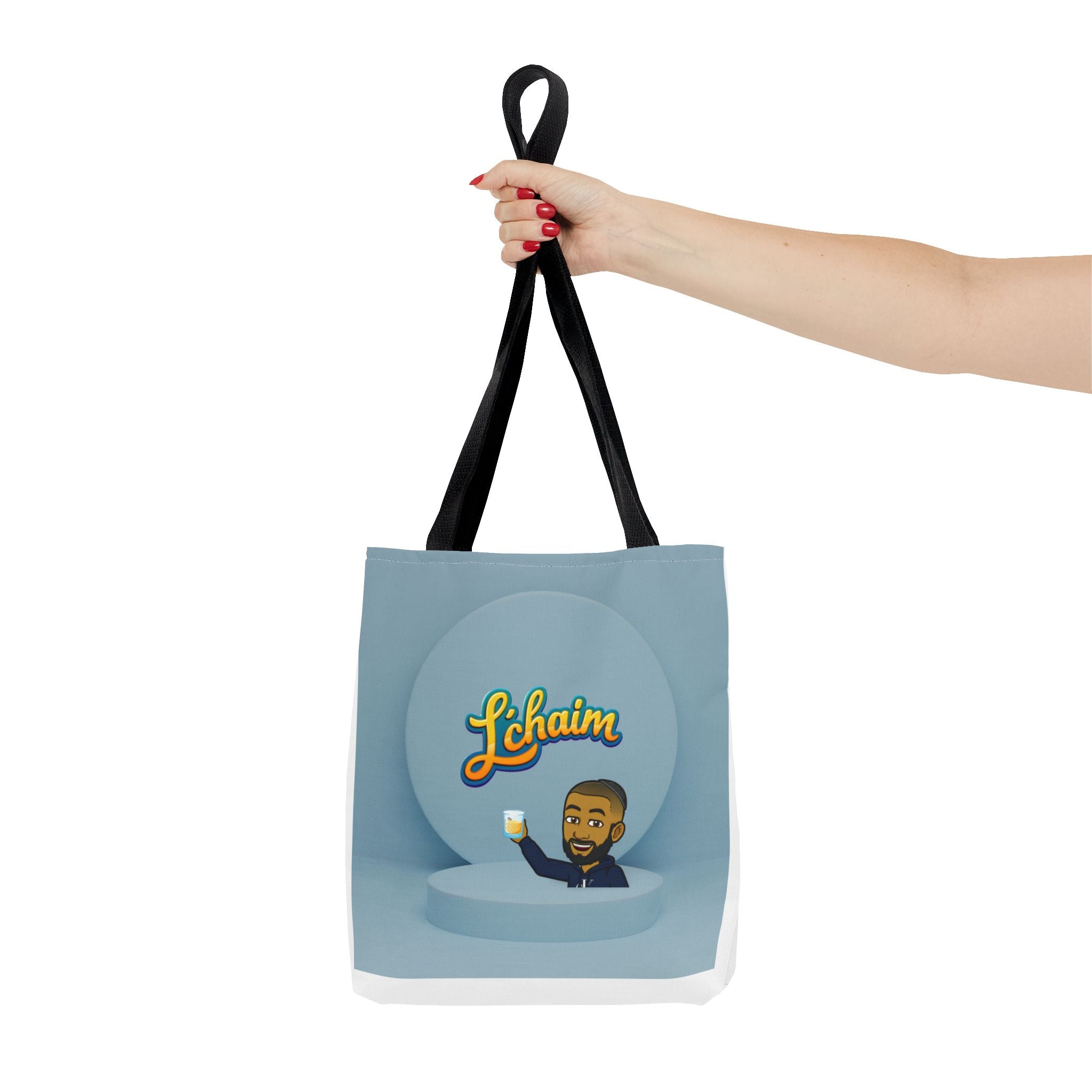 Dov's L'Chaim Tote Bag Collection - Fun Jewish Celebration Bag for Gifts, Party, Shabbat