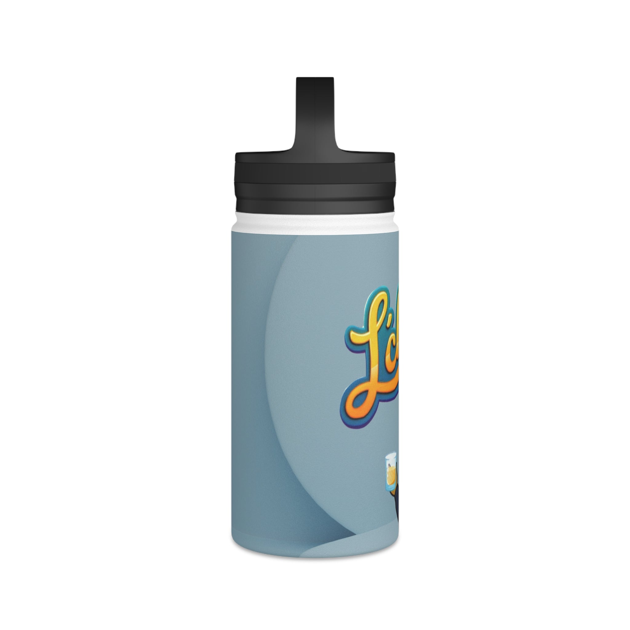 Dov's Charming L'Chaim Stainless Steel Water Bottle, Unique Gift for Celebrations, Hydration on the Go, Travel Hydration Bottle, Jewish Humor Gift