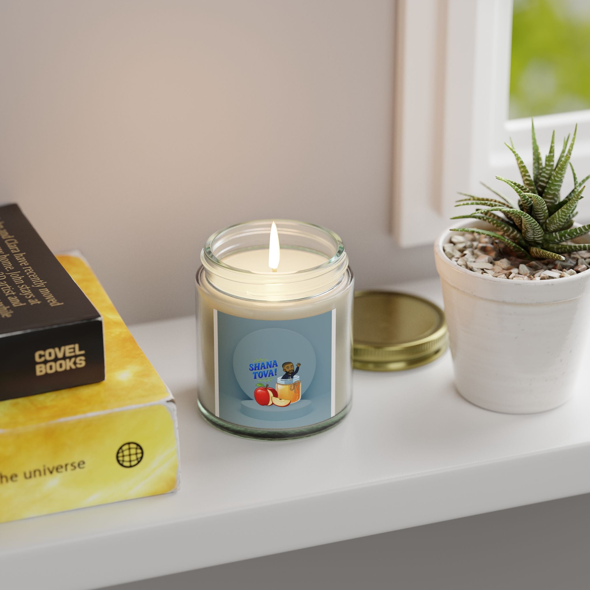 Dov's Shana Tova Scented Candles Collection - Rosh Hashanah, Apple & Honey Candle, Aromatherapy, Home Decor, Relaxation Gift