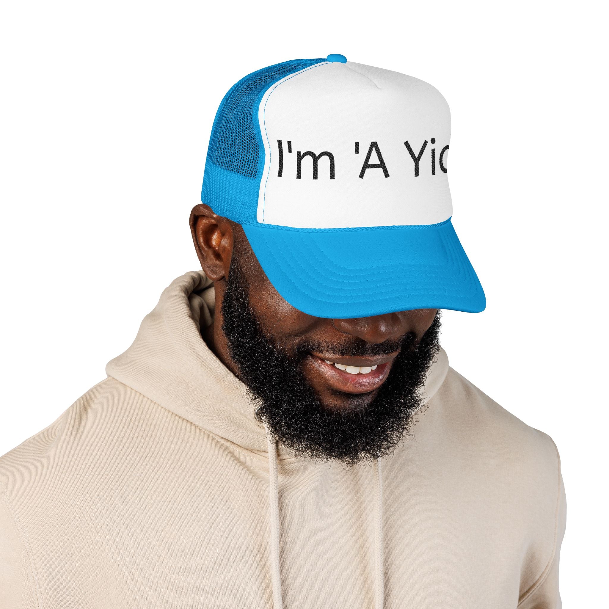 Limited Edition Embroidered Foam Trucker Hat - 'I'm A Yid', Perfect for Jewish Celebrations, Casual Wear, Gift Idea, Sports Events, Summer Style