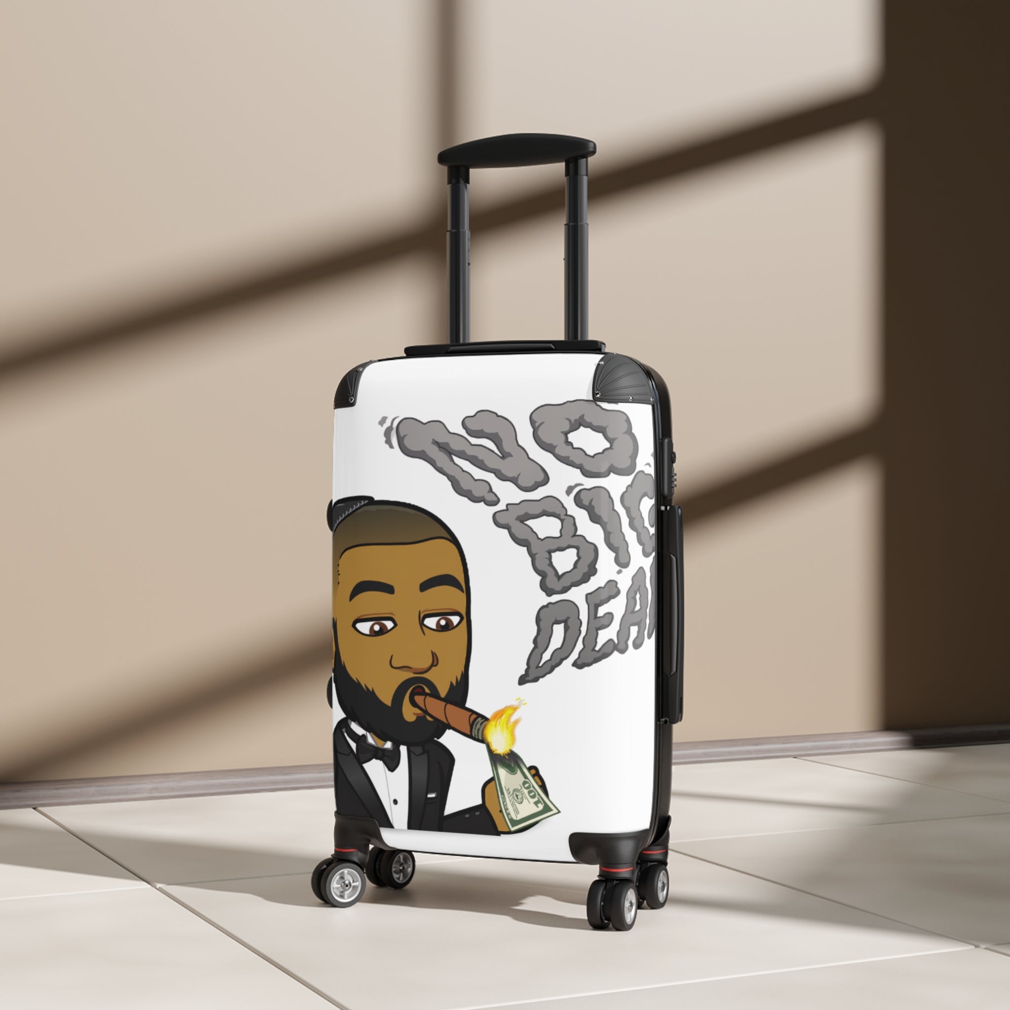 Dov's Stylish Carry-On Suitcase for Travel Enthusiasts, Funny Travel Bag, Premium Luggage, Ideal for Vacations, Great Gift for Travelers