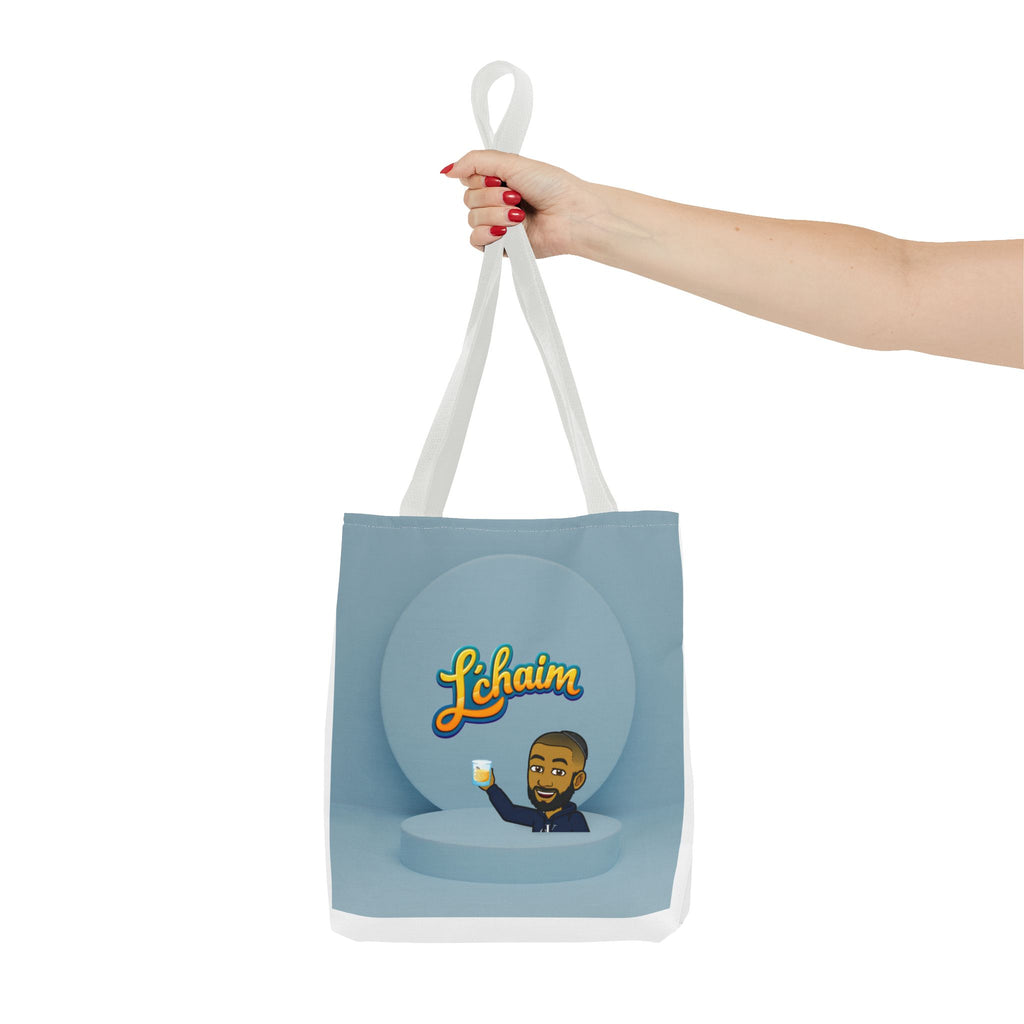 Dov's L'Chaim Tote Bag Collection - Fun Jewish Celebration Bag for Gifts, Party, Shabbat
