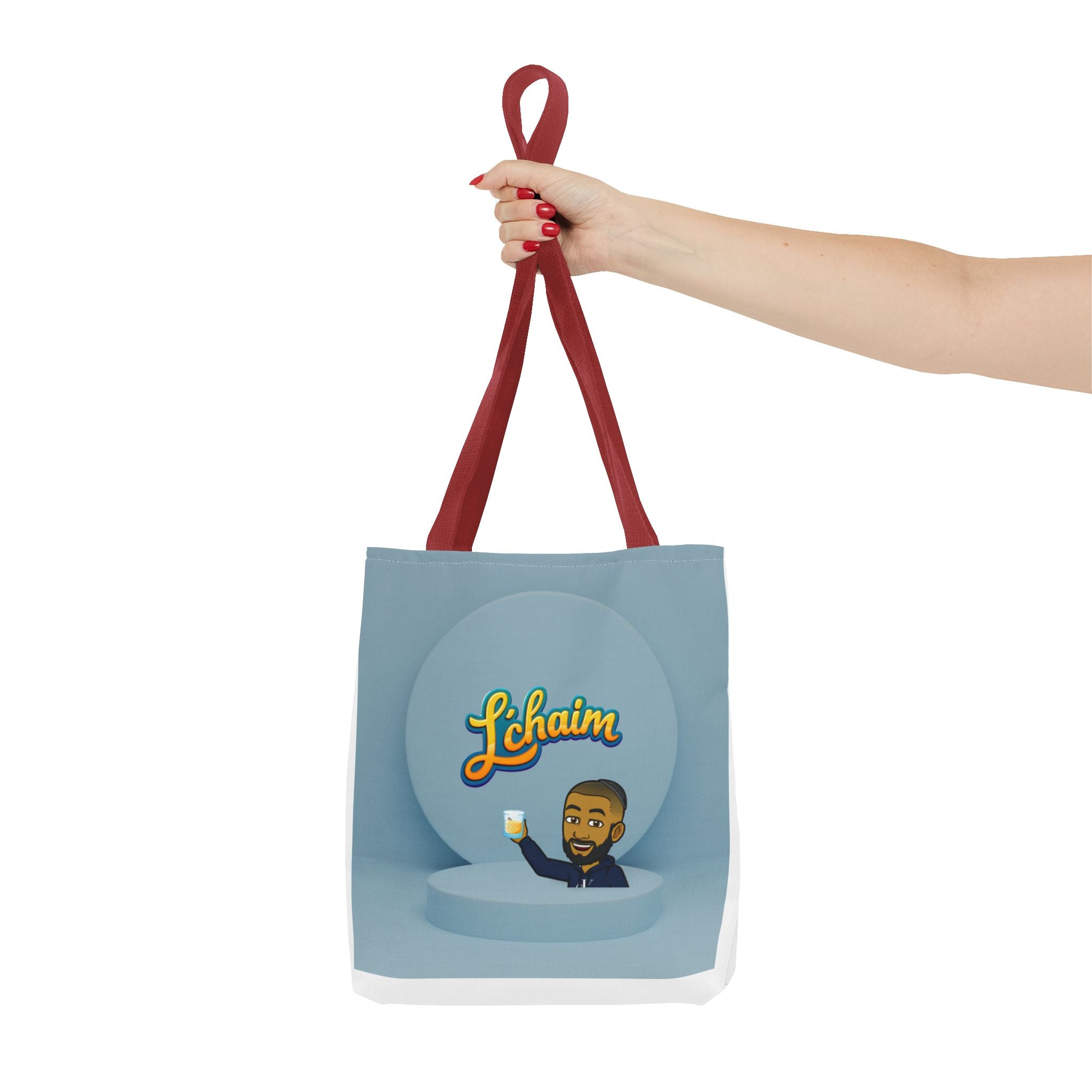 Dov's L'Chaim Tote Bag Collection - Fun Jewish Celebration Bag for Gifts, Party, Shabbat
