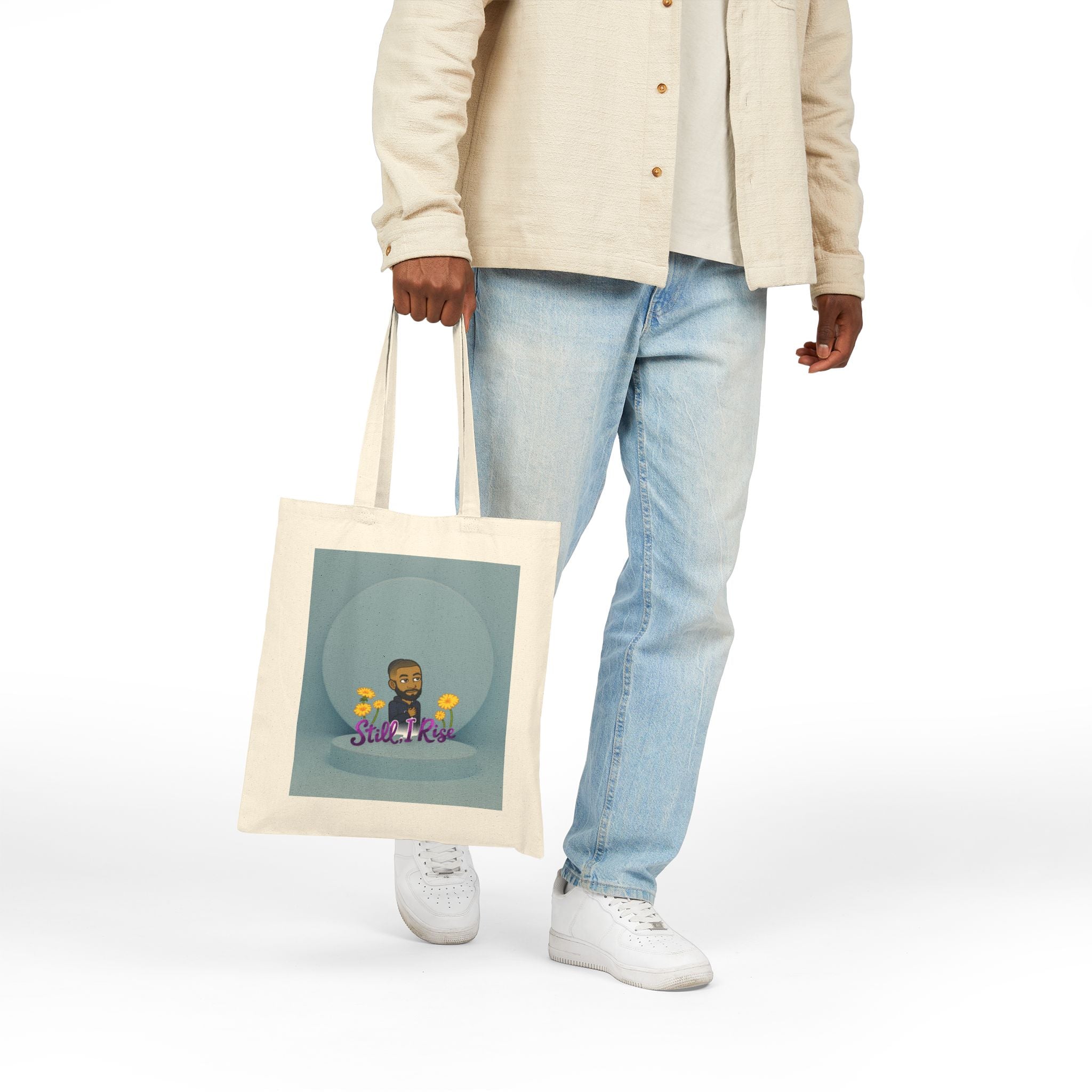 Dov's Playful Cotton Canvas Tote Bag - Versatile Eco-Friendly Bag, Summer Outing Essential, Gift for Friends, Casual Everyday Use, Perfect [...]