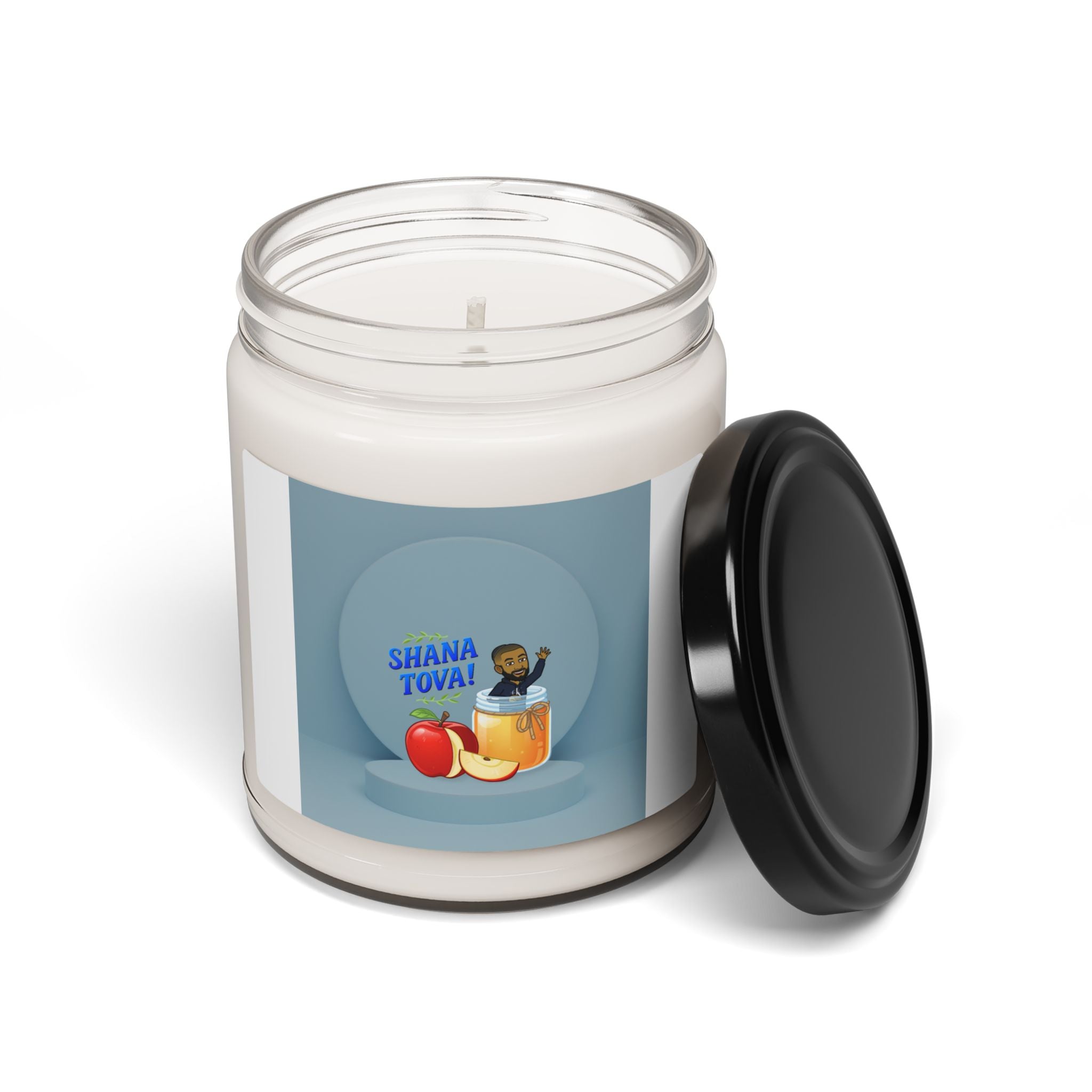 Dov's Rosh Hashanah Scented Candle Collection, Sweet Aromatic Candle for New Year, Seasonal Decor, Gift for Friends, Eco-Friendly Soy Wax