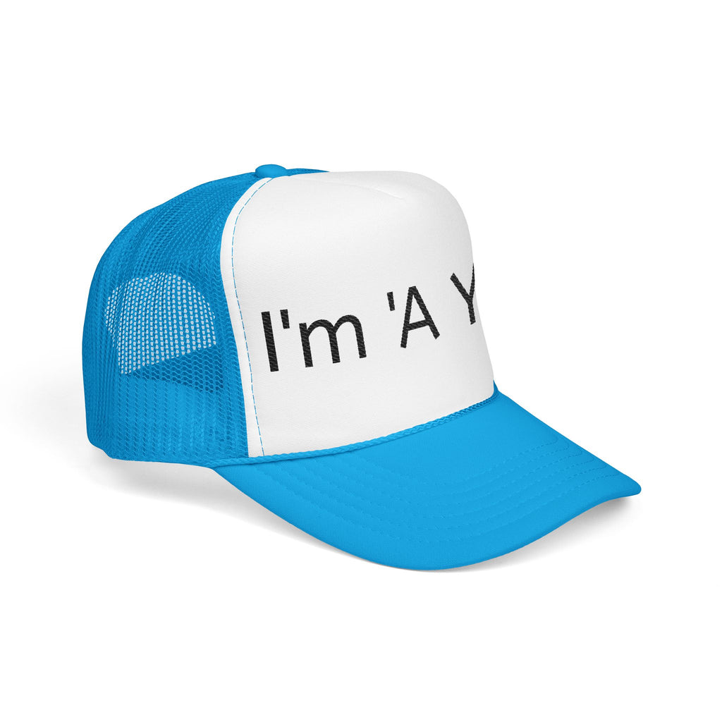 Limited Edition Embroidered Foam Trucker Hat - 'I'm A Yid', Perfect for Jewish Celebrations, Casual Wear, Gift Idea, Sports Events, Summer Style