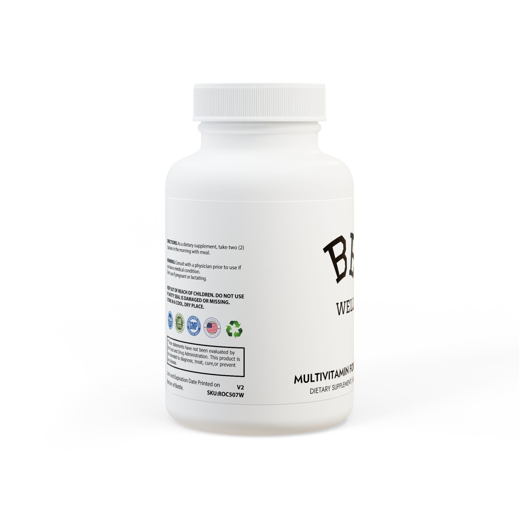 Be Well Multivitamin for Women Supplement (60 Capsules)