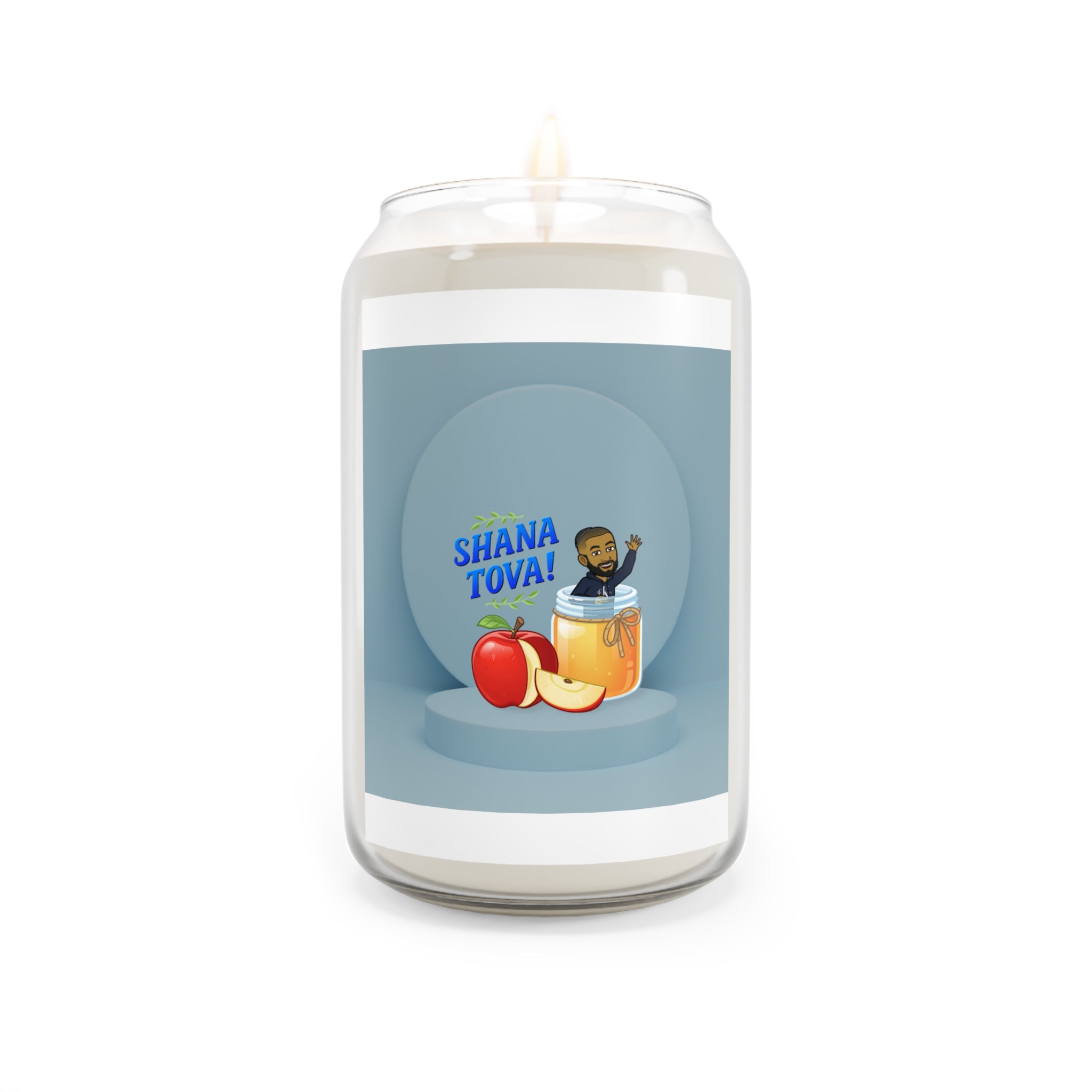 Dov's Scented Soy Candle Collection for Rosh Hashanah | Sweet Apple & Honey Aroma | Eco-Friendly Gift | Holiday Decor, Hanukkah, Shana Tova, Housewarming