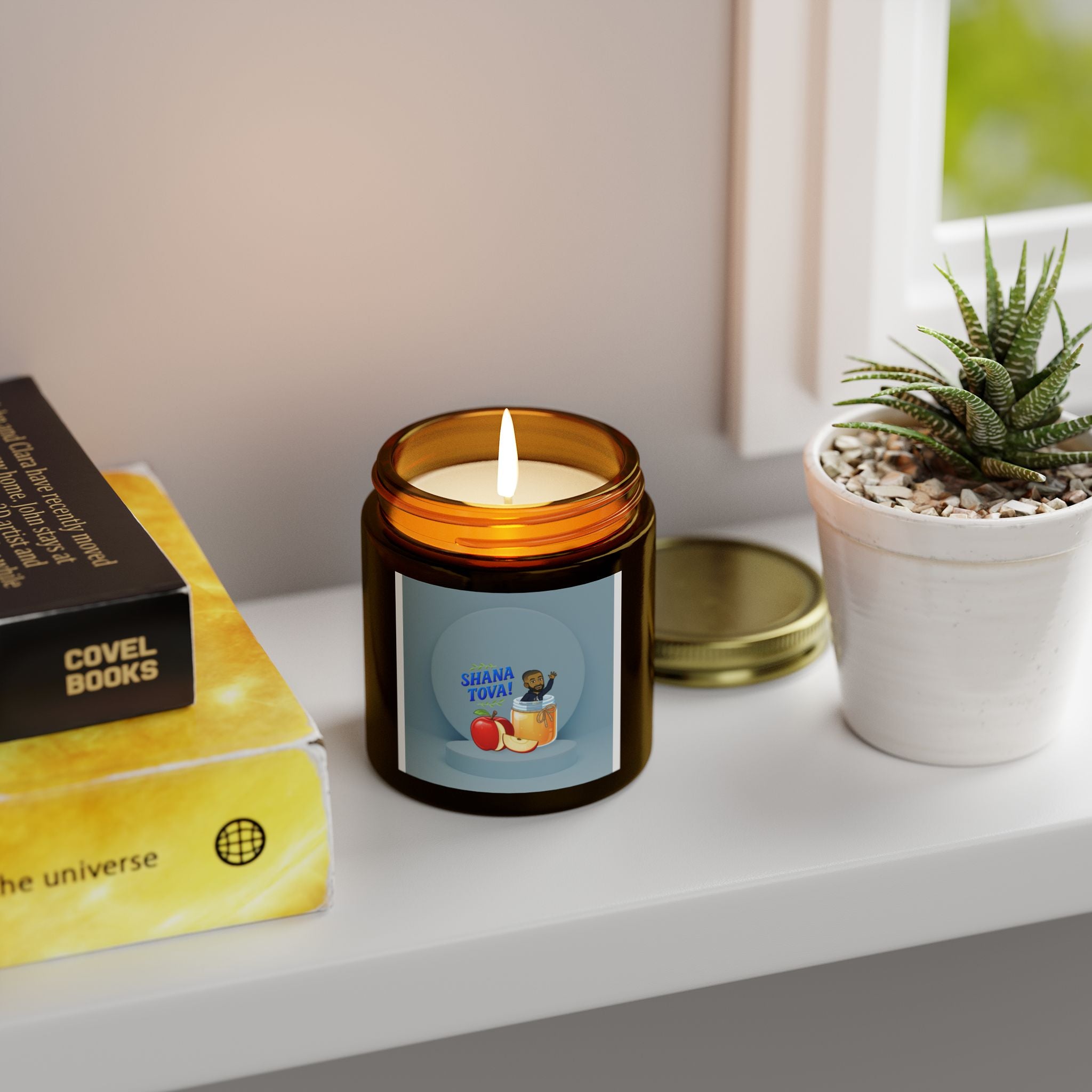 Dov's Shana Tova Scented Candles Collection - Rosh Hashanah, Apple & Honey Candle, Aromatherapy, Home Decor, Relaxation Gift