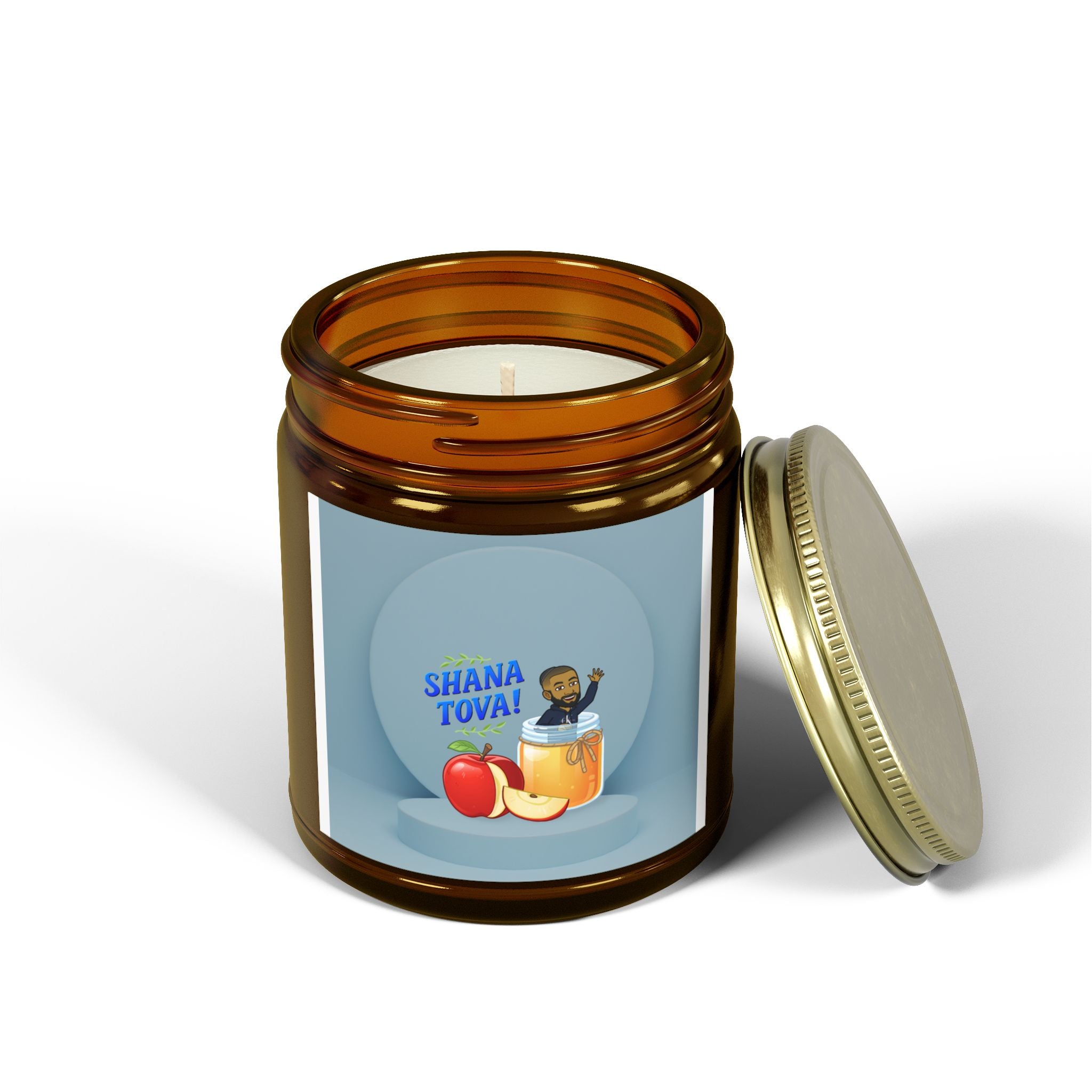 Dov's Shana Tova Scented Candles Collection - Rosh Hashanah, Apple & Honey Candle, Aromatherapy, Home Decor, Relaxation Gift