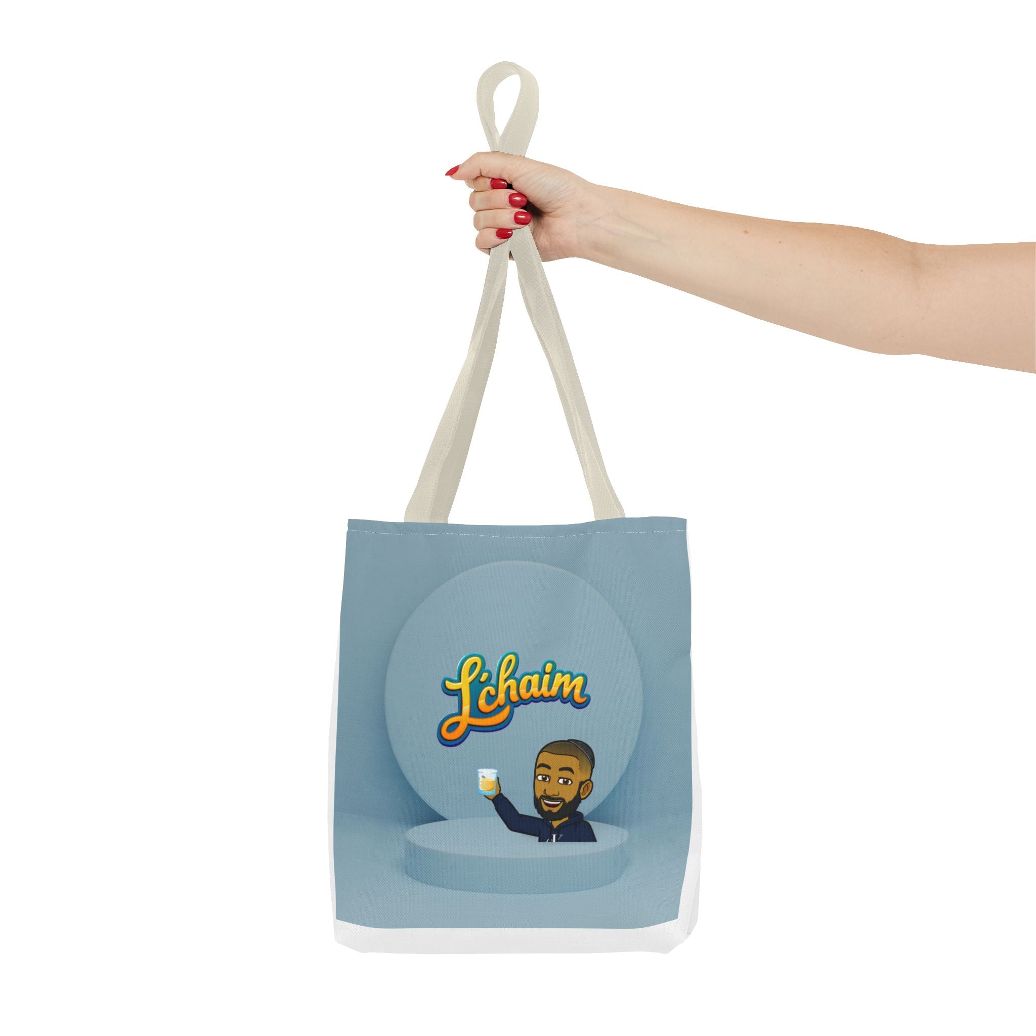 Dov's L'Chaim Tote Bag Collection - Fun Jewish Celebration Bag for Gifts, Party, Shabbat