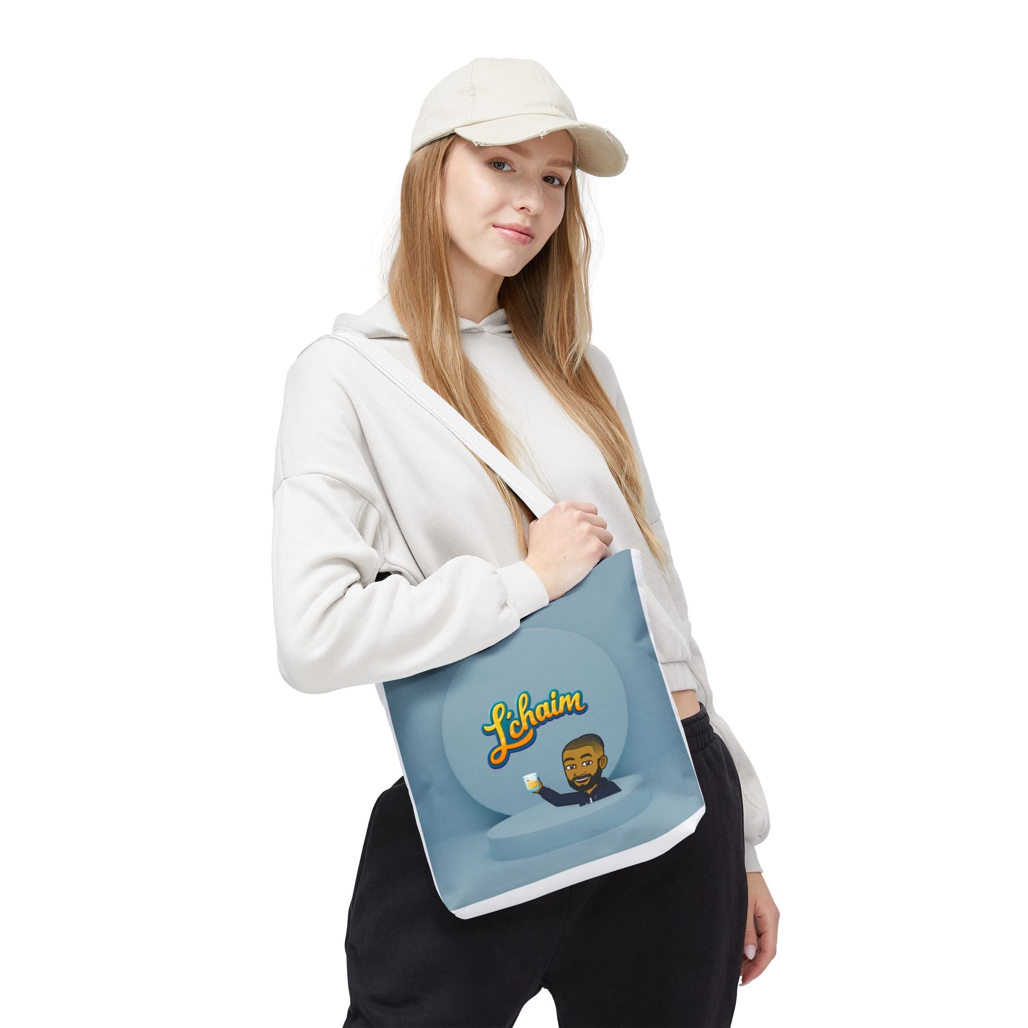 Dov's L'Chaim Tote Bag Collection - Fun Jewish Celebration Bag for Gifts, Party, Shabbat